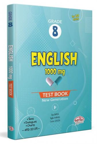 Editör 8 Grade English 1000 mg Test Book