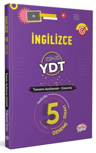 Editör İngilizce YDT YKS-DİL Tamamı Çözümlü 5 Fasikül Deneme