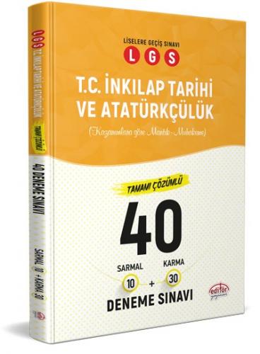 Editör LGS İnkılap Tarihi 40 Branş Denemesi Nasıl Çözülür