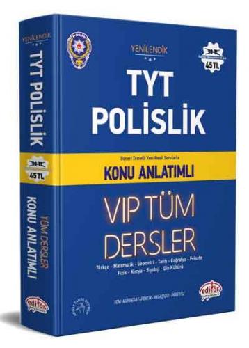 Editör TYT Polislik VIP Tüm Dersler Konu Anlatımlı
