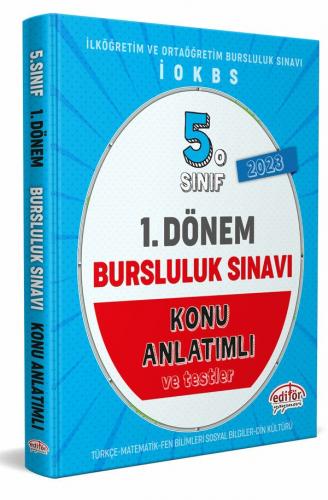 Editör Yayınları 5. Sınıf 1. Dönem Bursluluk Sınavı Konu Anlatımlı ( İADESİZ )