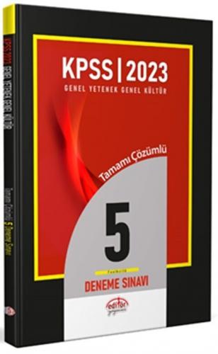 Kpss Genel Yetenek Genel Kültür Tamamı Çözümlü 5 Fasikül Deneme Sınavı