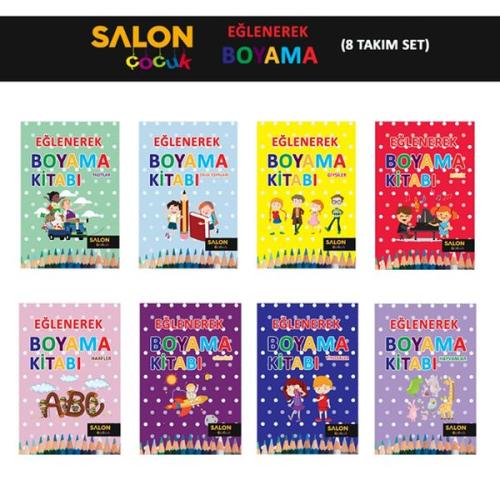 Eglenerek Boyama Kitabi (8 Kitap Takim) Eglenerek Boyama Kitabi (8 Kitap Takim)