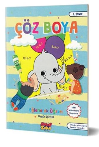 Eğlenerek Öğren - Çöz Boya - Eğlenerek Öğren - Çöz Boya -