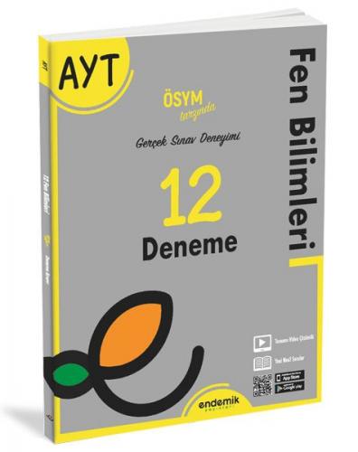 Endemik AYT Fen Bilimleri 12 Deneme Sınavı