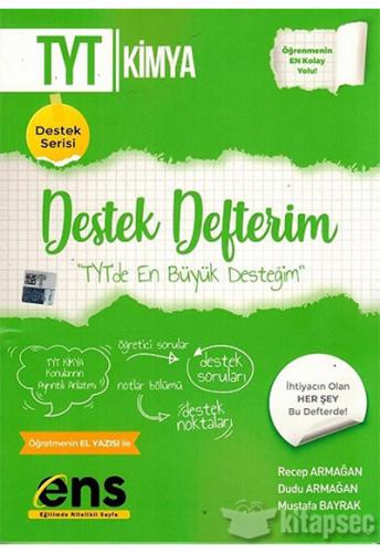 ENS TYT KİMYA DESTEK DEFTERİM