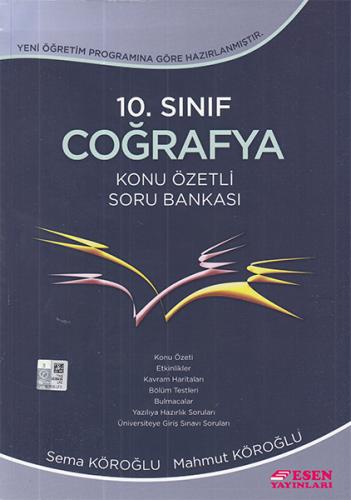 ESEN 10.SINIF COĞRAFYA SORU BANKASI