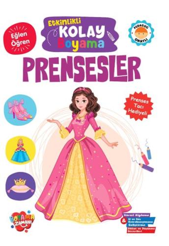 Etkinlikli Kolay Boyama – Prensesler Etkinlikli Kolay Boyama – Prensesler