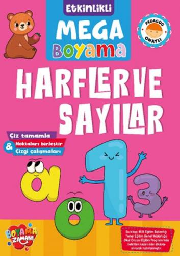 Etkinlikli Mega Boyama - Harfler ve Sayılar