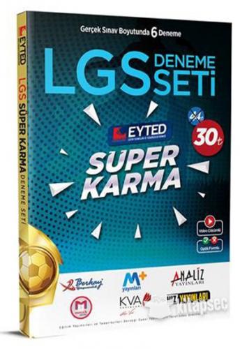 Eyted 8. Sınıf LGS Süper Karma 6 lı Deneme Seti