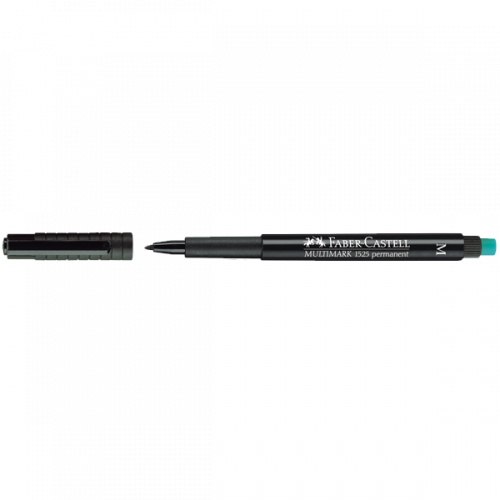 FABER CASTELL PERMANENT ASETAT KALEMİ M SİYAH