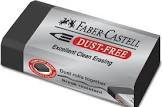 FABER CASTELL SİLGİ SİYAH DUST-FREE