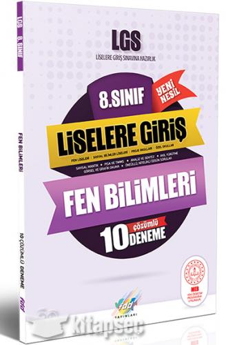 FDD 8.SINIF LGS FEN BİLİMLERİ 10'LU ÇÖZÜMLÜ DENEME
