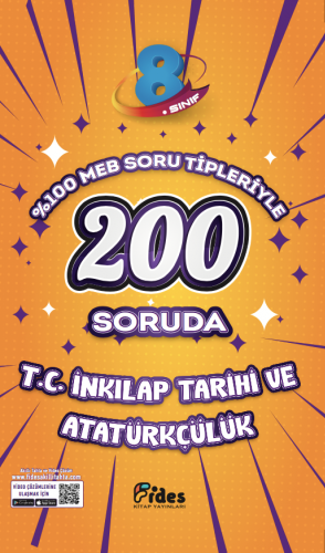 Fides 200 Soruda 8. Sınıf T.C. İnkılap Tarihi ve Atatürkçülük