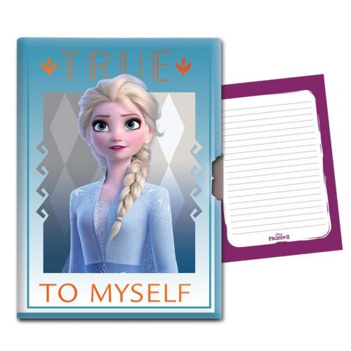 FROZEN BLOK NOT 14X20 96 SAYFA KİLİTLİ HATIRA DEFTERİ
