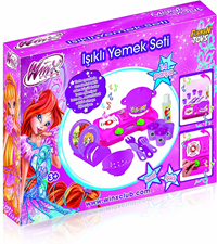 Winx Işıklı Yemek Set