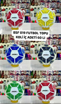 FUTBOL TOPU BSF-019 JOOKO NO: 5 BÜYÜK 5 RENK YENİ 2024 (tek ürün gönde