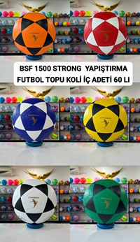 FUTBOL TOPU BSF-1500 MİKASA TİPİ STRONGMAN YAPIŞTIRMA NO: 5 BÜYÜK 9 RE