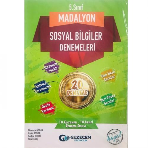 GEZEGEN 5.SINIF 20apos;Lİ MADALYON SOSYAL BİLGİLER DENEMELERİ