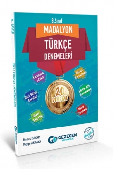 GEZEGEN 8.SINIF 20'Lİ MADALYON TÜRKÇE DENEMELERİ