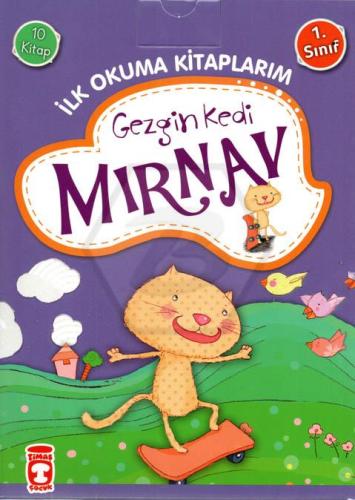 Gezgin Kedi Mırnav - İlk Okuma Kitaplarım Set (10 Kitap Takım)