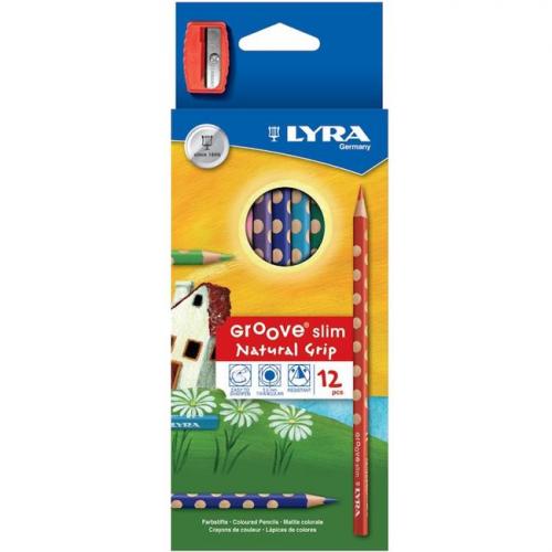GİOTTO 12apos;Lİ KURU BOYA GROOVE SLİM