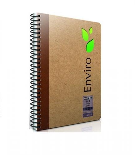 GIPTA ENVİRO SERT KAPAK A4 100 YAPRAK KARELİ DEFTER