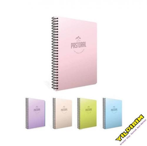 GIPTA PASTORAL 17X24 PP KAPAK 60 YAPRAK KARELİ DEFTER