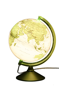 GÜRBÜZ IŞIKLI KÜRE GLOBE GREEN 26 CM. *EK KAMPANYA* (tek ürün gönderilecektir, fotoğraf temsilidir)