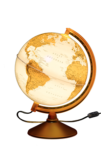 GÜRBÜZ IŞIKLI KÜRE GLOBE ORANGE 26 CM. *EK KAMPANYA* (tek ürün gönderilecektir, fotoğraf temsilidir)