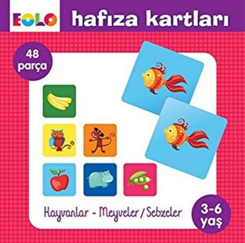 Hayvanlar - Meyveler - Sebzeler - Hafıza Kartları