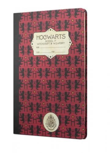 Harry Potter Hogwarts Gryffindor Sert Kapak Butik Defter Kırmızı