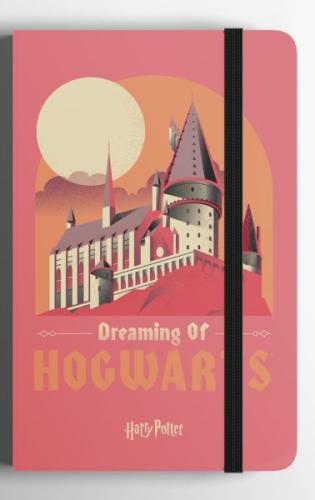 Harry Potter Sert Kapak Mini Defter Hogwarts Pembe Harry Potter Sert Kapak Mini Defter Hogwarts Pembe