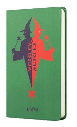 Harry Potter Sert Kapak Mini Defter Weasley Yeşil Harry Potter Sert Kapak Mini Defter Weasley Yeşil
