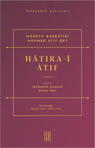 Hâtıra-i Âtıf Hâtıra-i Âtıf