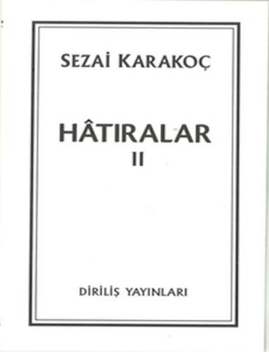 Hatıralar II