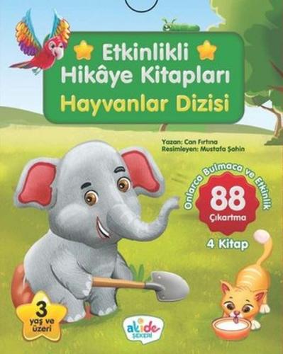 Hayvanlar Dizisi - Etkinlikli Hikaye Kitapları (4 Kitap Takım)