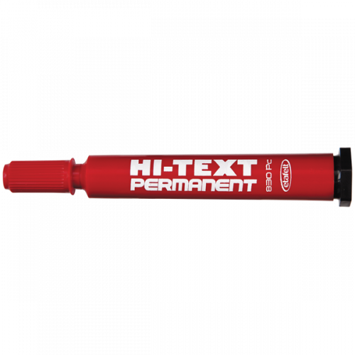 HI-TEXT PARMNENT KESİK UÇ 830PC KIRMIZI