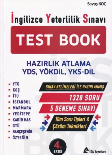 İda Yayınları İngilizce Yeterlilik Sınavı Test Book İda Yayınları İngilizce Yeterlilik Sınavı Test Book
