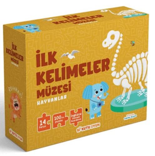İlk Kelimeler Müzesi - Hayvanlar (İngilizce Destekli Kitap ve Yapboz S İlk Kelimeler Müzesi - Hayvanlar (İngilizce Destekli Kitap ve Yapboz S