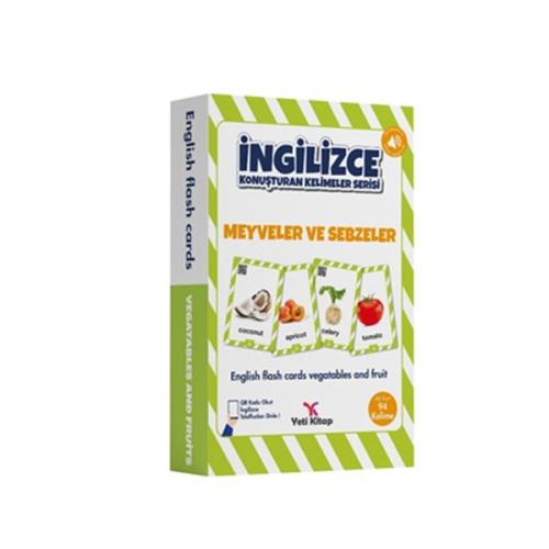 İngilizce Kelime Kartları - Meyveler ve Sebzeler İngilizce Kelime Kartları - Meyveler ve Sebzeler