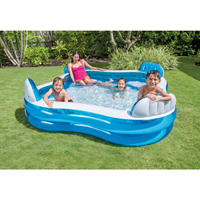 INTEX KOLTUKLU AİLE HAVUZU 229x229x66 CM (tek ürün gönderilecektir, fotoğraf temsilidir)