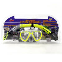 INTEX SNORKEL & MASKE SET PVC KUTUDA PROFOSYONEL (M-L) PVC VAKUMLU ( DENİZ & HAVUZ SETİ ) ----