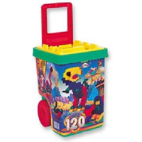 IQ OK JUMBO BLOCKS 120 PARCA ARABALI ( LEGO ) (tek ürün gönderilecektir, fotoğraf temsilidir)