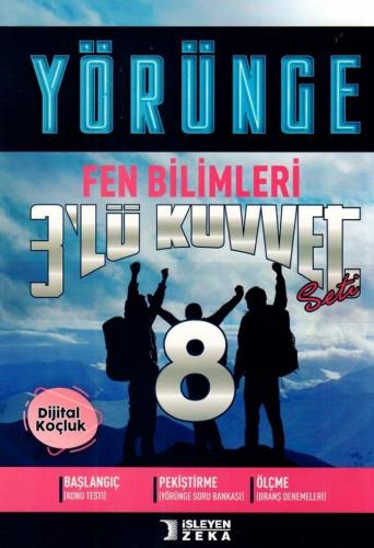 İŞLEYEN ZEKA 8.SINIF FEN BİLİMLERİ YÖRÜNGE 3apos;LÜ KUVVET SORU BANKAS