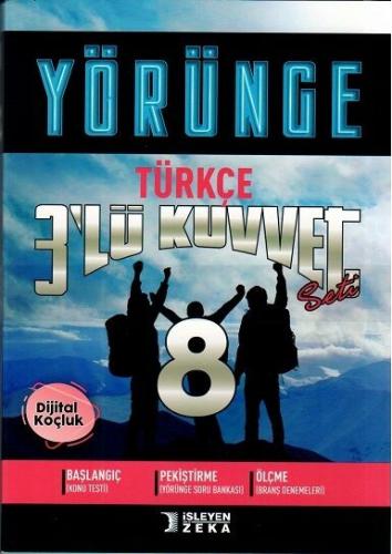 İŞLEYEN ZEKA 8.SINIF TÜRKÇE 3apos;LÜ KUVVET SETİ