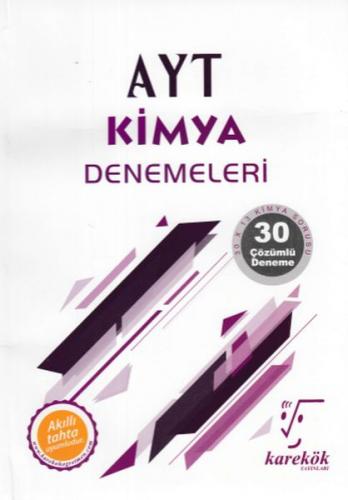 KAREKÖK AYT KİMYA DENEMELERİ