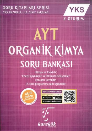 Karekök AYT - YKS 2. Oturum Organik Kimya Soru Bankası (Yeni)