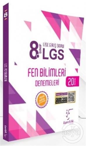 Karekök Yayınları 8. Sınıf LGS Fen Bilimleri 20 li Deneme