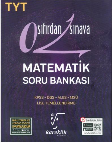 Karekök Yayınları TYT Sıfırdan Sınava Matematik Soru Bankası